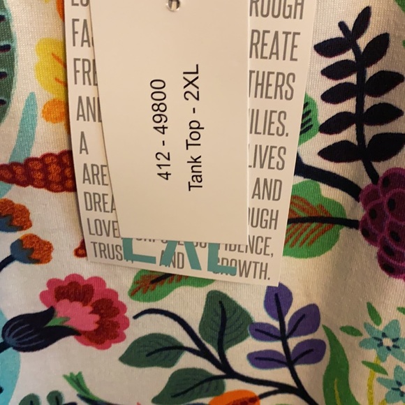 Lularoe tank top - Picture 2 of 2